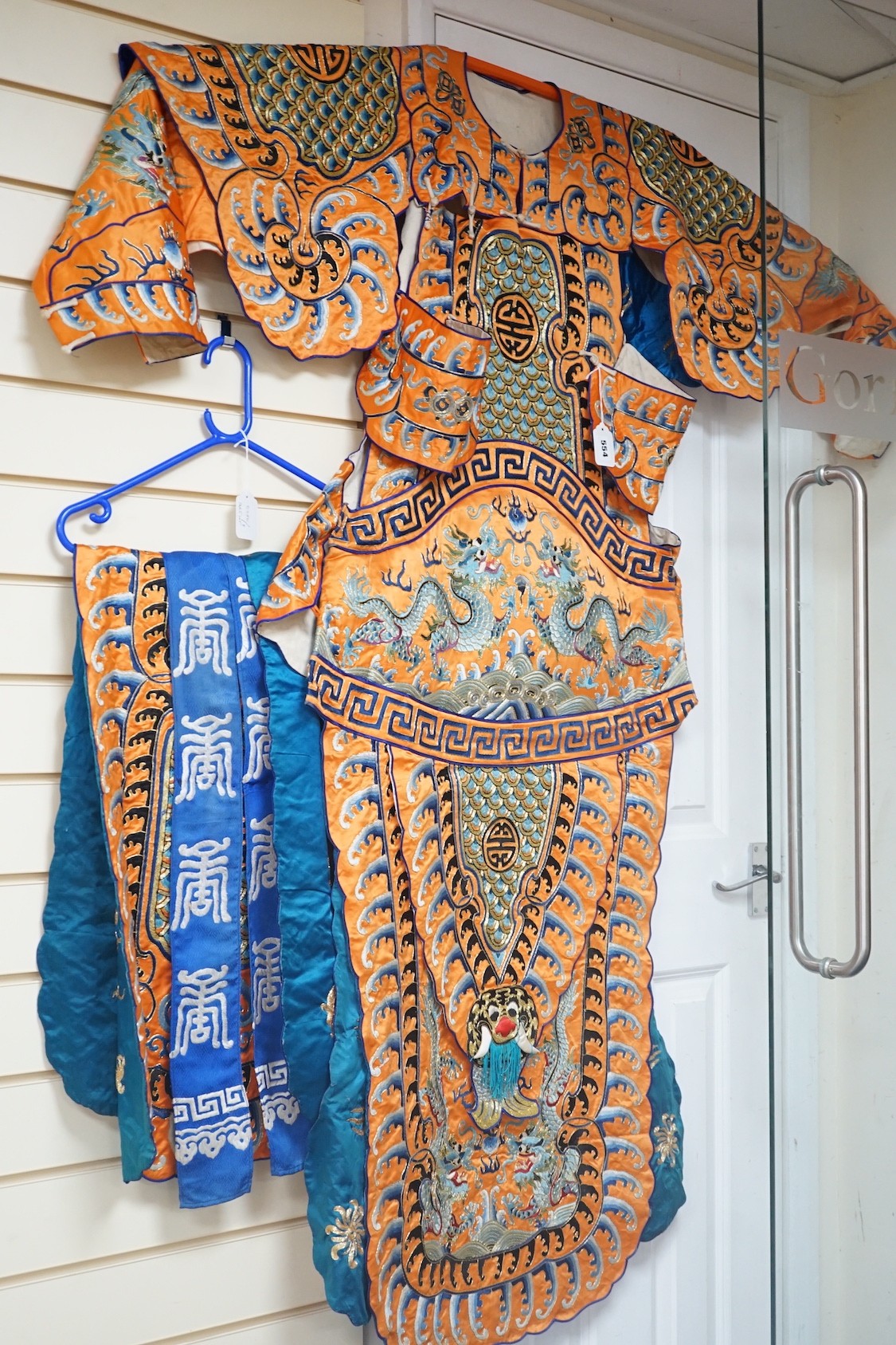 A Chinese embroidered robe